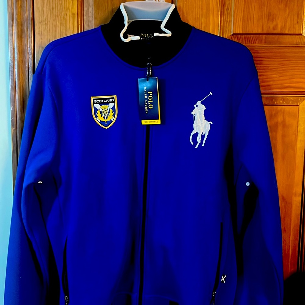 New Polo Ralph Lauren  Scotland Performance Mens Full ZIP Jacket XL $180 Unique